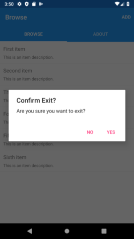 How To Confirm Exit In Android With Xamarin Forms – Dylan Berry